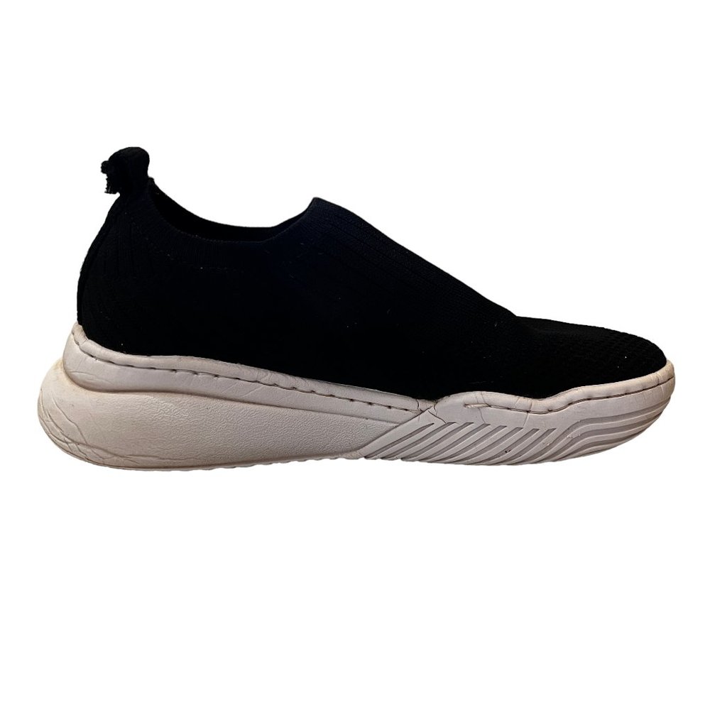 Marc Fisher Linnah Black Stretch Slip-On Sneakers Size 7.5